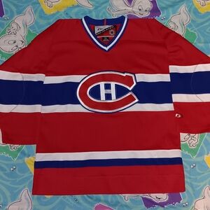 90s Montreal Canadiens Authentic Pro Player Hockey Jersey Vintage Canada NHL